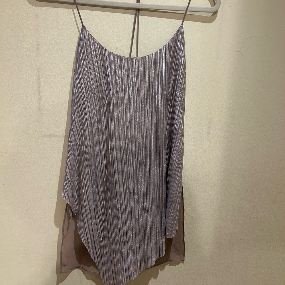 Purple sparkle tank top